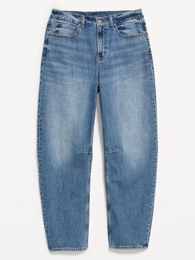 Old Navy High-Waisted Barrel Full Length Jeans